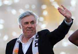 Real madrid coach Carlos Ancelotti