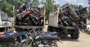 Police Seize 85 Motorcycles In Lagos