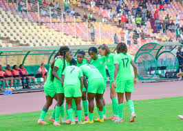 The Super Falcons at the Moshood Abiola Stadium, Abuja