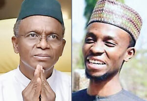 L-R: Former Kaduna State Governor, Nasir El-Rufai and son, Bello