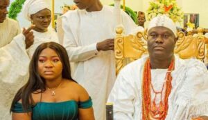 Ooni of Ife and daughter, Adeola.