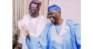 Asiwaju Bola Tinubu and Chief Bisi Akande.