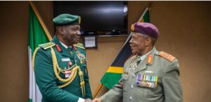 Chief of Defence Staff, Gen. Christopher Musa, Chief of South Africa National Defence Force, Gen. Rudzani Maphwanya