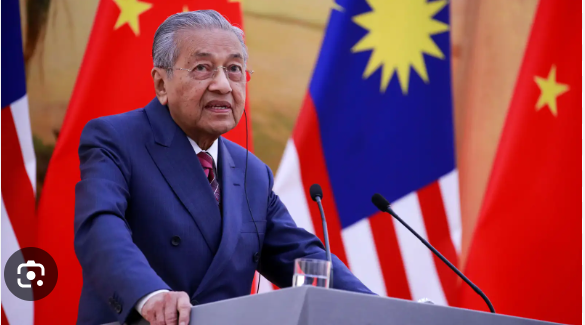 99-year-old former Malaysian prime minister, Mahathir Mohamad