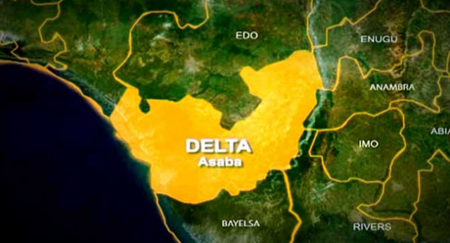 Map of Delta State